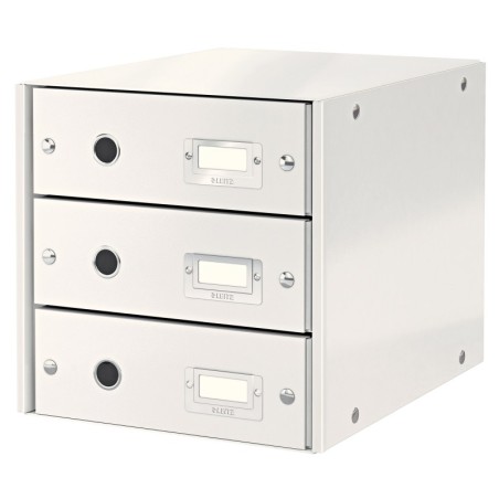 LEITZ Zásuvkový box Click&Store, 3 zásuvky, bílá
