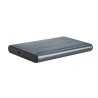 Gembird Externí box pro 2,5" disky, USB 3.1, Type-C, broušený hliník, šedý