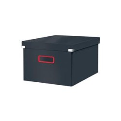 LEITZ Univerzální krabice Click&Store COSY, velikost M (A4), sametově šedá