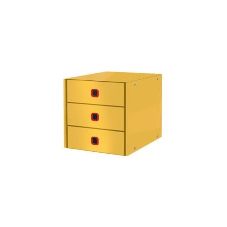 LEITZ Zásuvkový box Click&Store COSY, 3 zásuvky, teplá žlutá