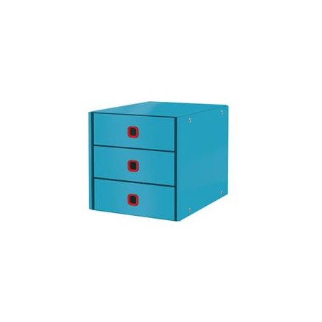 LEITZ Zásuvkový box Click&Store COSY, 3 zásuvky, klidná modrá