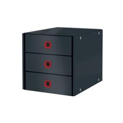 LEITZ Zásuvkový box Click&Store COSY, 3 zásuvky, sametově šedá