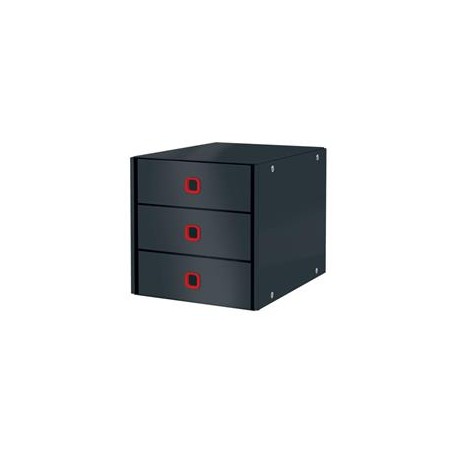 LEITZ Zásuvkový box Click&Store COSY, 3 zásuvky, sametově šedá