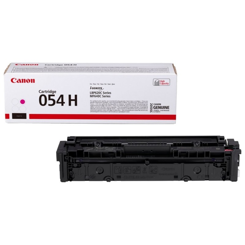 Canon TONER CRG-054H purpurový pro LBP621Cw, LBP623Cdw, MF641Cw, MF643Cdw (2 300 str.)