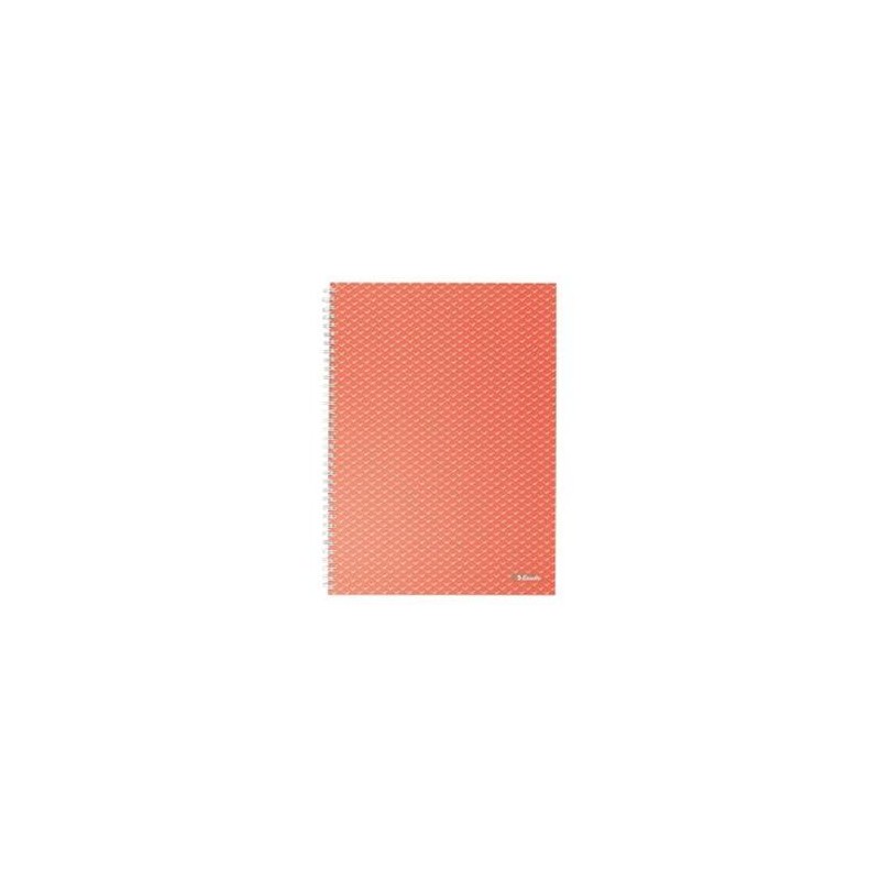 Esselte blok Colour'Breeze A4 linka, korálový