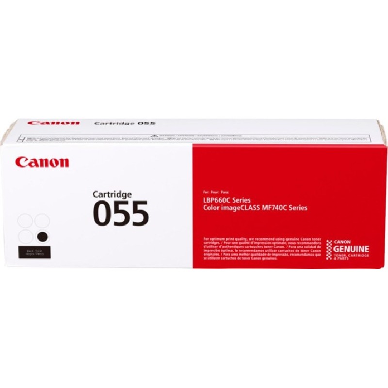 Canon TONER CRG-055 černý pro i-SENSYS LBP663Cdw, LBP664Cx, MF742Cdw, MF744Cdw (2 300 str.)