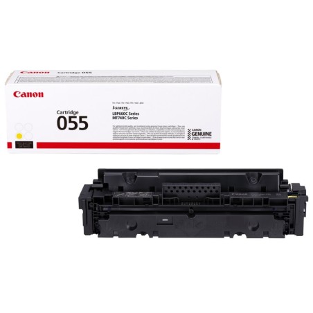 Canon TONER CRG-055 žlutý pro i-SENSYS LBP663Cdw, LBP664Cx, MF742Cdw, MF744Cdw (2100 str.)
