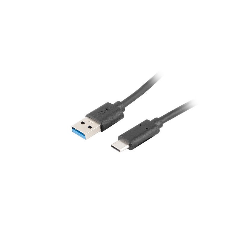 LANBERG USB-C (M) na USB-A (M) 3.1 kabel 1,8m, černý