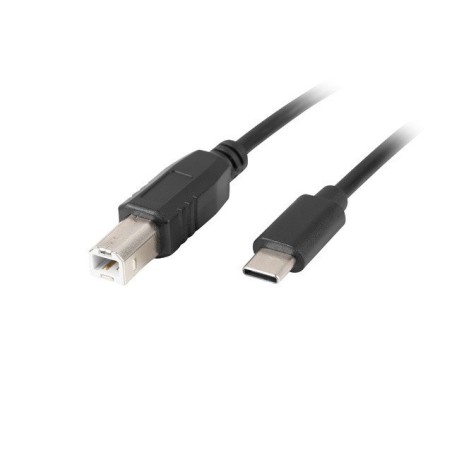 LANBERG USB-C (M) na USB-B (M) 2.0 kabel 1,8m, černý CAUSBA13CC0018BK