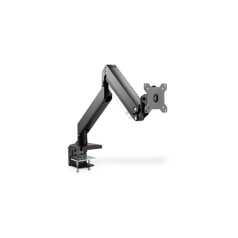 DIGITUS univerzální držák pro monitor s plynovou pružinou a svorkou VESA 75x100