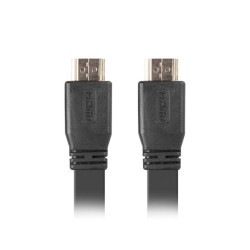 LANBERG HDMI M/M 2.0 kabel 5M 4K černý plochý