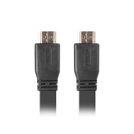 LANBERG HDMI M/M 2.0 kabel 5M 4K černý plochý