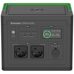 APC Schneider OffGrid Portable Power Station 500, 517Wh Li-ion, 2 Schuko, Sinewave