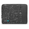 CONNECT IT Doodle pouzdro pro notebook 13.3", ČERNÉ