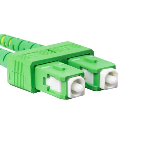 LANBERG optický patch cord SM SC/APC-SC/APC duplex 1m LSZH G657A1 průměr 3mm, barva žlutá