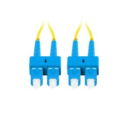 LANBERG optický patch cord SM SC/UPC-SC/UPC duplex 5m LSZH G657A1 průměr 3mm, barva žlutá
