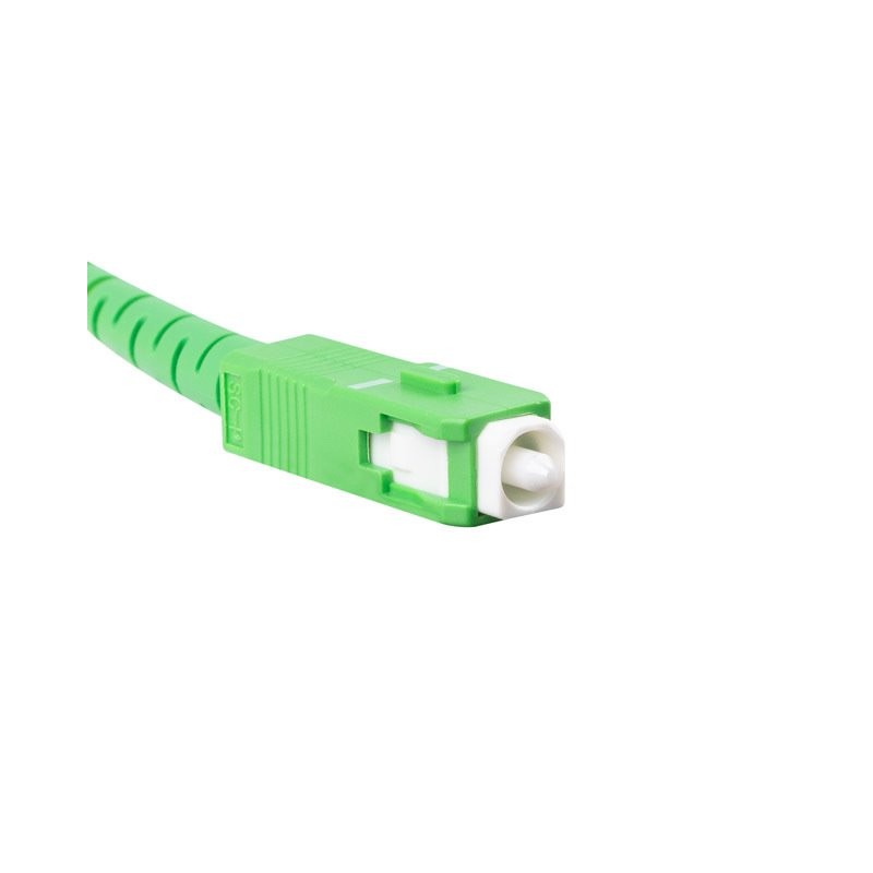 LANBERG optický patch cord SM SC/APC-SC/APC simplex 20m LSZH G657A2 průměr 3mm, barva bílá
