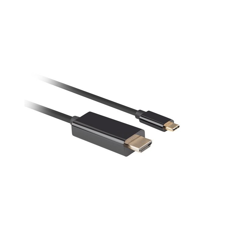 Lanberg USB-C(M)- HDMI(M) kabel 3m 4K 60Hz černá