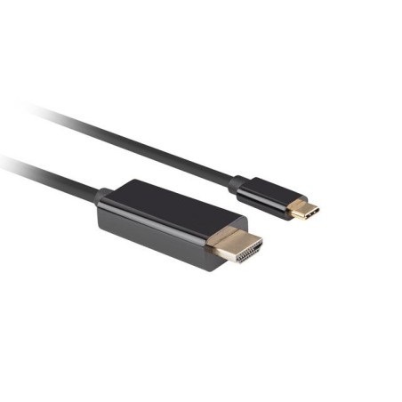 Lanberg USB-C(M)- HDMI(M) kabel 3m 4K 60Hz černá