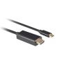 Lanberg USB-C(M)- HDMI(M) kabel 3m 4K 60Hz černá