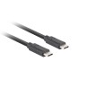 Lanberg USB-C M/M 3.1 GEN 2 kabel 1,8m 10GB/S PD100W černá