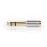 Nedis CAGC23930ME- Stereo Audio Adaptér| Muž 6,35 mm | 3,5 mm Zásuvka | Pozlacené | Přímý | Kov | Stříbrná | 1 ks