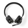 Nedis CHSTB310BK - Bezdrátová PC sluchátka | Na Uši | Stereo | Bluetooth | Sklopný Mikrofon | Černá