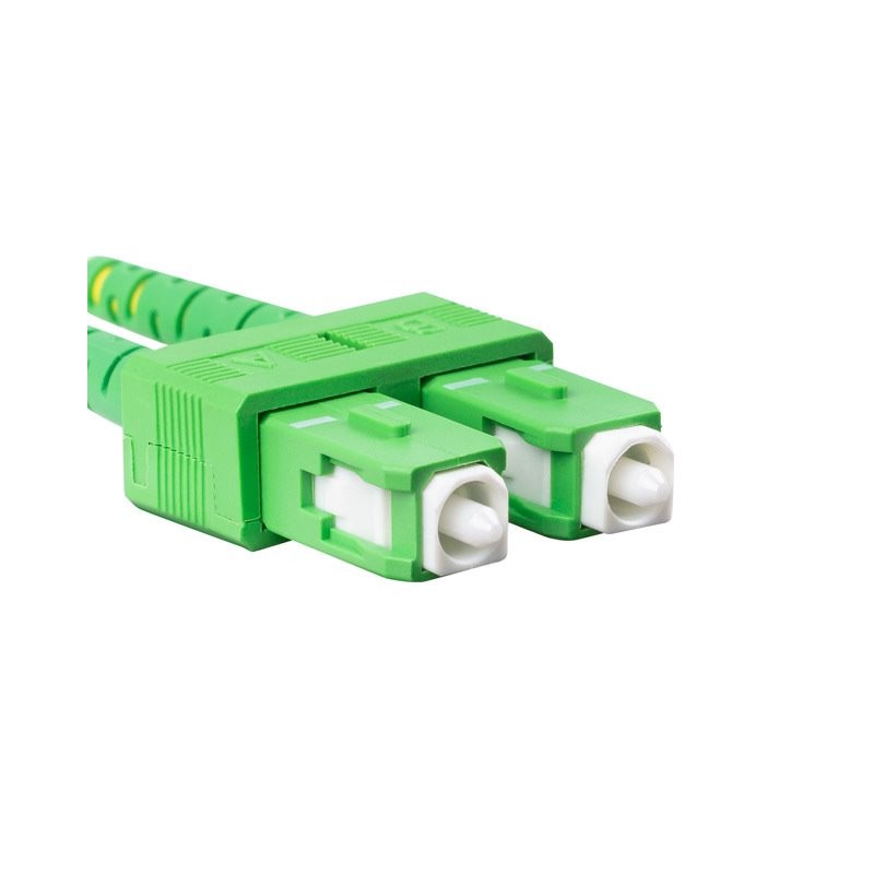 LANBERG optický patch cord SM LC/UPC-SC/APC duplex 2m LSZH G657A1 průměr 3mm žlutá