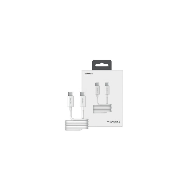 2-Power kabel USB-C to USB-C, 1M