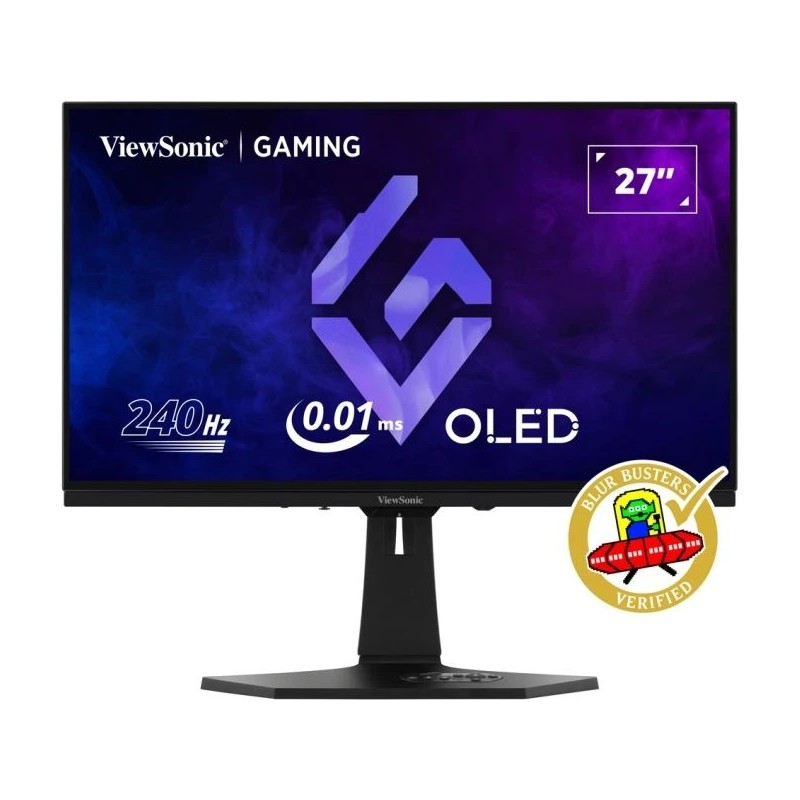 Viewsonic XG272-2K-OLED 27" 2K QHD OLED 2560x1440/450cd/0,02ms/240Hz/2xHDMI/DP/USB-C/USB-A,B/VESA/Repro