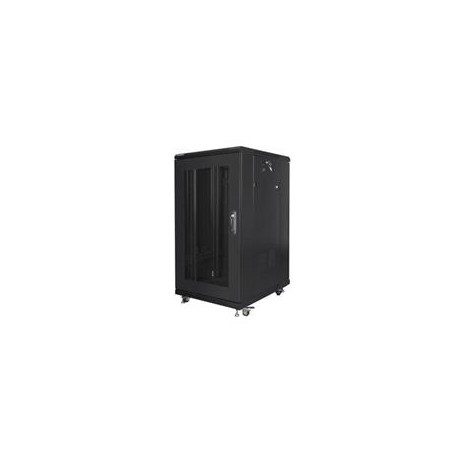 LANBERG Volně stojící skříň 19" 22U/600x800 černá (RAL9004) (v rozloženém stavu) 2 ze 3