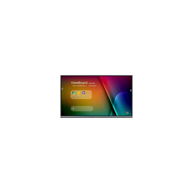 Viewsonic IFP8650-5F Interaktivní displej 86" 4K UHD/IPS/500n/8ms/3xHDMI/RS232/OPS/8xUSB/2xLAN/Repro/VESA/Android 13