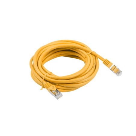 LANBERG Patch kabel cat6 FTP 15m žlutý Fluke Passed PCF610CC1500Y