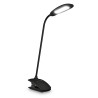 CONNECT IT CLIP stolní Led lampička s klipem, int. baterie, USB-C, ČERNÁ