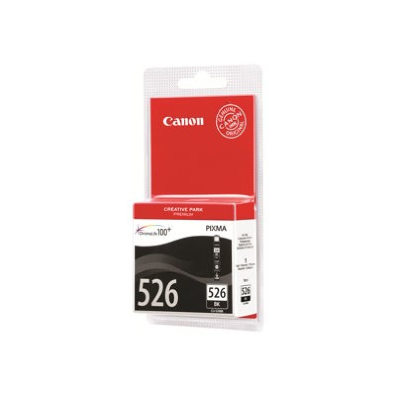 Canon CARTRIDGE CLI-526BK černá pro Pixma IP4850, IX6520, IX6550, MG5120, MG5150, MG5170, MG5250,MG6170,MG8120(402 str.)