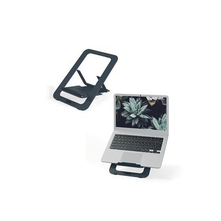 Leitz Ergo cestovní ultratenký stojan na notebook, hliníkový, tmavě šedý