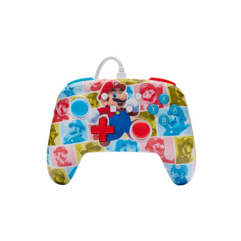 PowerA Vylepšený kabelový ovladač pro Nintendo - Super Mario - Mario Hero Reel