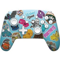 PowerA Vylepšený bezdrátový ovladač pro Nintendo - Sticker Mania - Fortnite