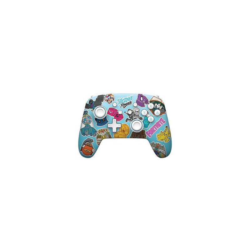 PowerA Vylepšený bezdrátový ovladač pro Nintendo - Sticker Mania - Fortnite
