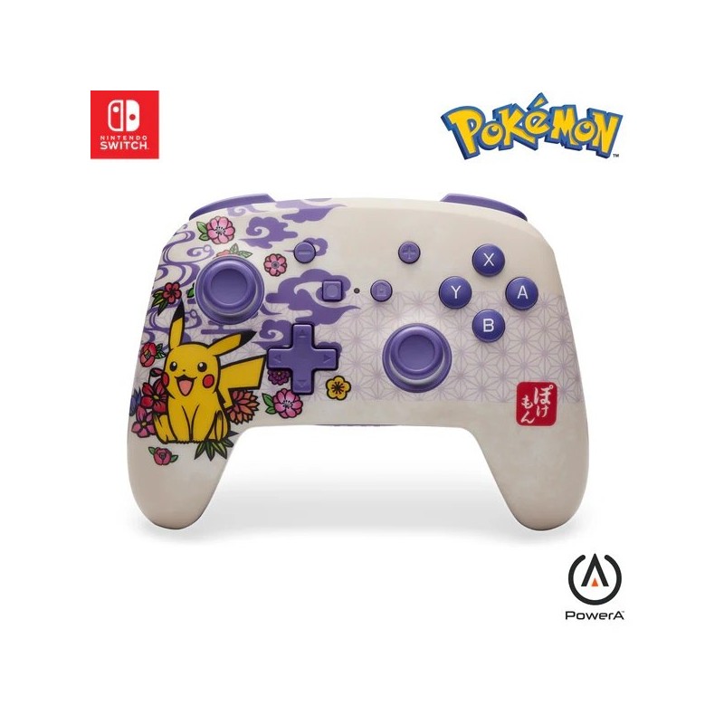 PowerA Vylepšený bezdrátový ovladač pro Nintendo - Pokémon Pikachu Blossom