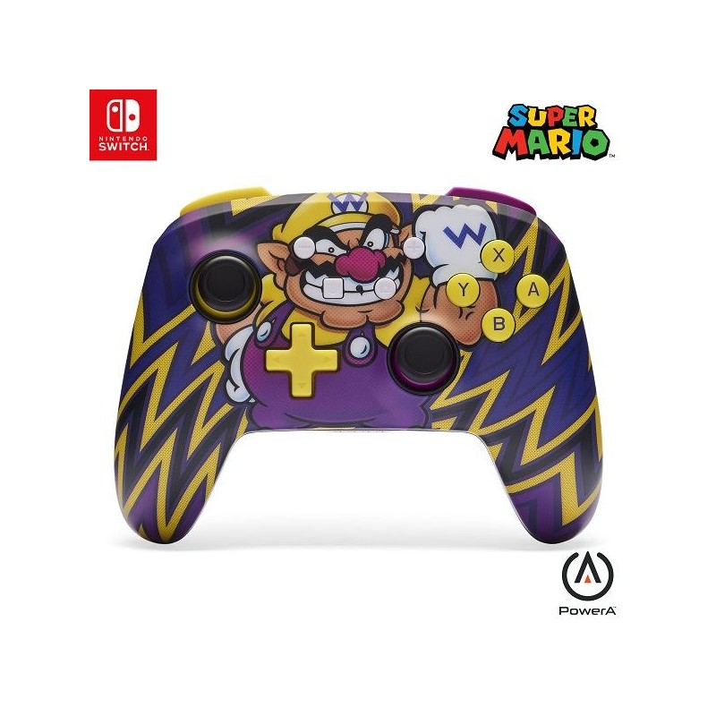 PowerA Vylepšený bezdrátový ovladač pro Nintendo - Super Mario Wario