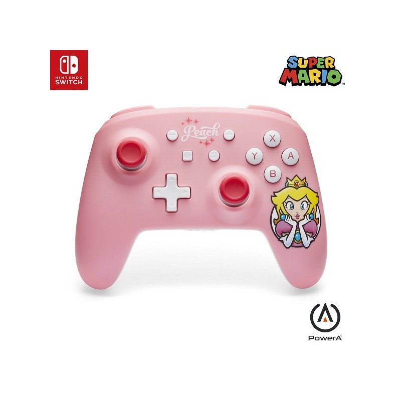 PowerA Bezdrátový ovladač pro Nintendo - Super Mario - Princess Peach
