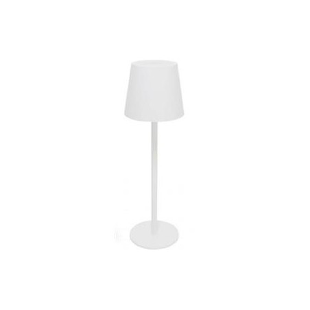 PLATINET TABLE WATERPROOF IP44 REGULATION RECHARGABLE WHTE