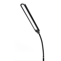 PLATINET stojací lampa SIGNUS 10W 84 LED 500 lumenů, černá, výška 150cm