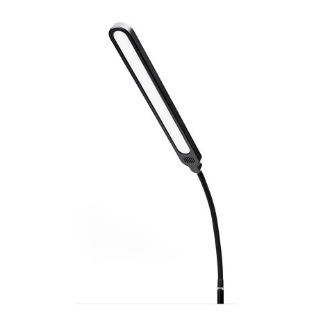 PLATINET stojací lampa SIGNUS 10W 84 LED 500 lumenů, černá, výška 150cm