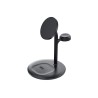 Green Cell MagScape Inductive Charger Stand 3-in-1 MagSafe for iPhone,Apple Watch,AirPods and other wireless headph… MSSTGC3IN1B
