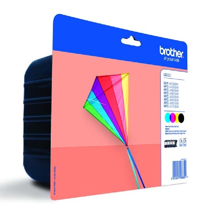 LC-223VALBP (inkoust multipack Bk+CMY)