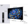 TCL 65T69C SMART TV 65" QLED/4K UHD/Direct LED/3xHDMI/USB/LAN/GoogleTV