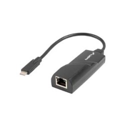 Lanberg USB- RJ45 Ethernet adaptér síťová Karta USB-C 3.1 1X RJ45 1GB Kabel