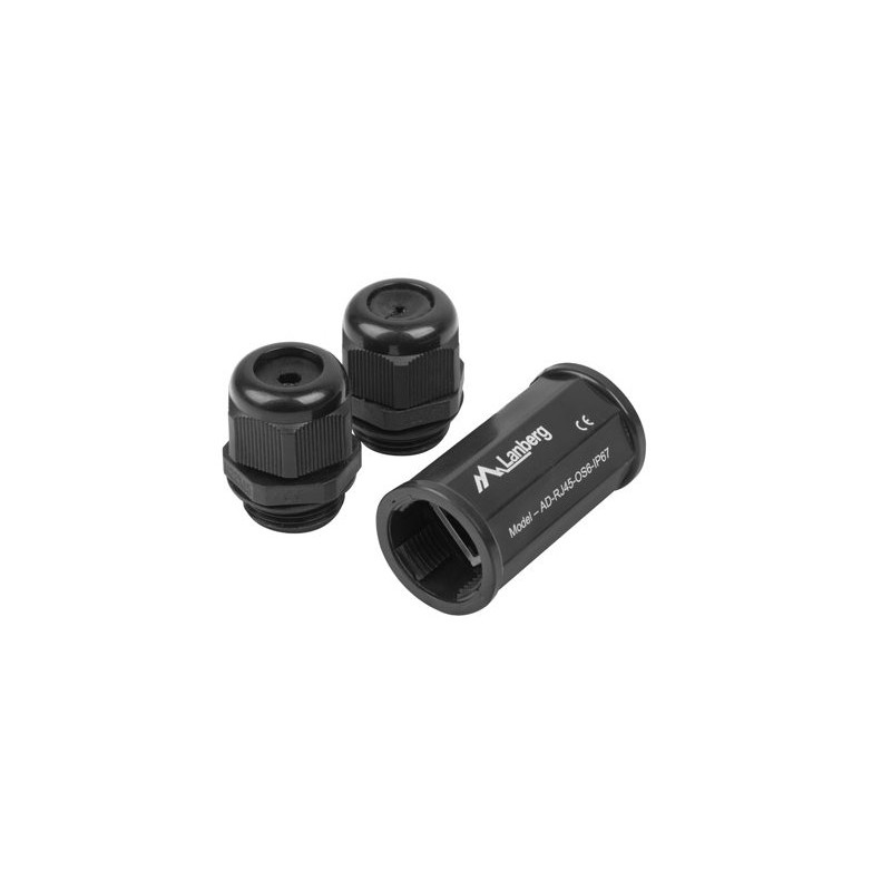 Lanberg RJ45 řadová Spojka CAT.6 FTP vodotěsná IP67